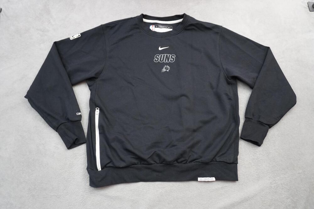 Nike Phoenix Suns Standard Issue Dri-FIT NBA Crewneck Sweatshirt Men's L Black